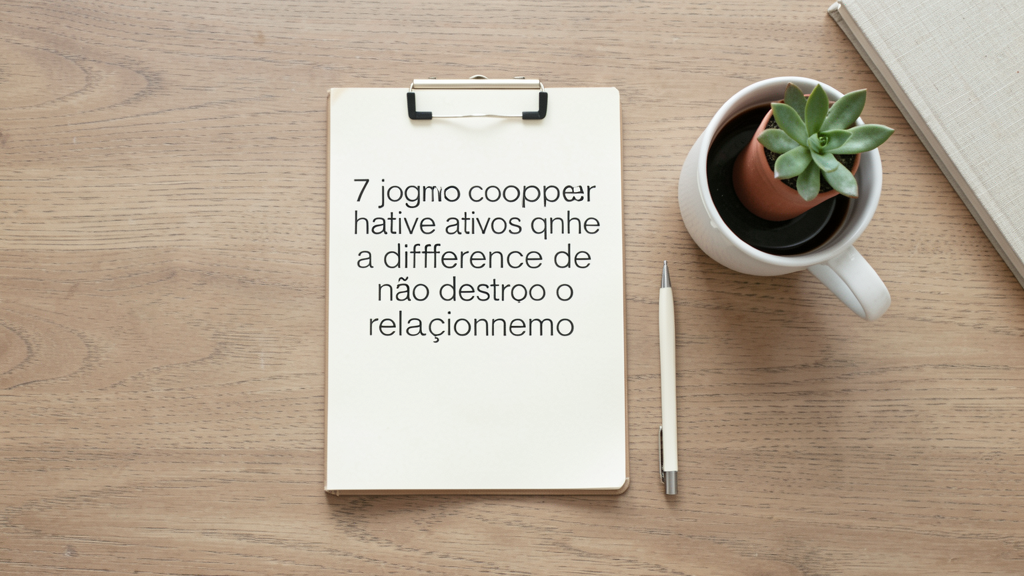 Detalhe fotográfico relacionado a 7 jogos cooperativos onde a diferença de habilidade não destrói o relacionamento