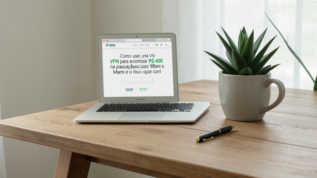 Detalhe fotográfico relacionado a Como usei uma VPN para economizar R$ 400 na passagem para Miami e o risco que corri